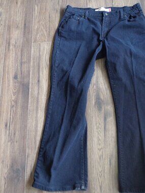 Black Boot Cut Levis Ladies